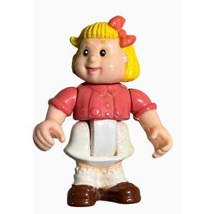 Keenway My Kindergarten Schoolgirl blonde bob mini play  Toy action figure